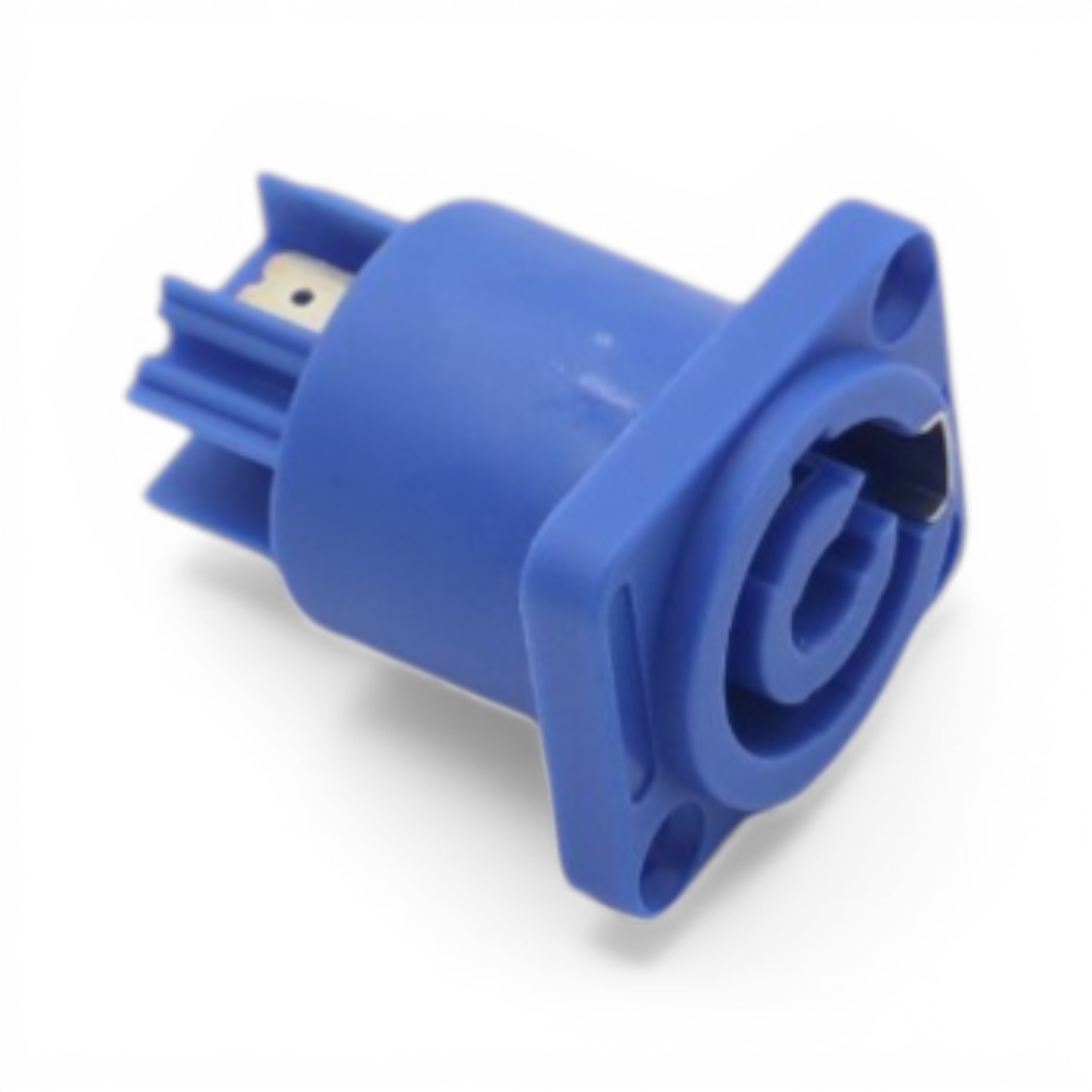 12PCS Panel Mount Blue Power Connection  Compatible Female Connector