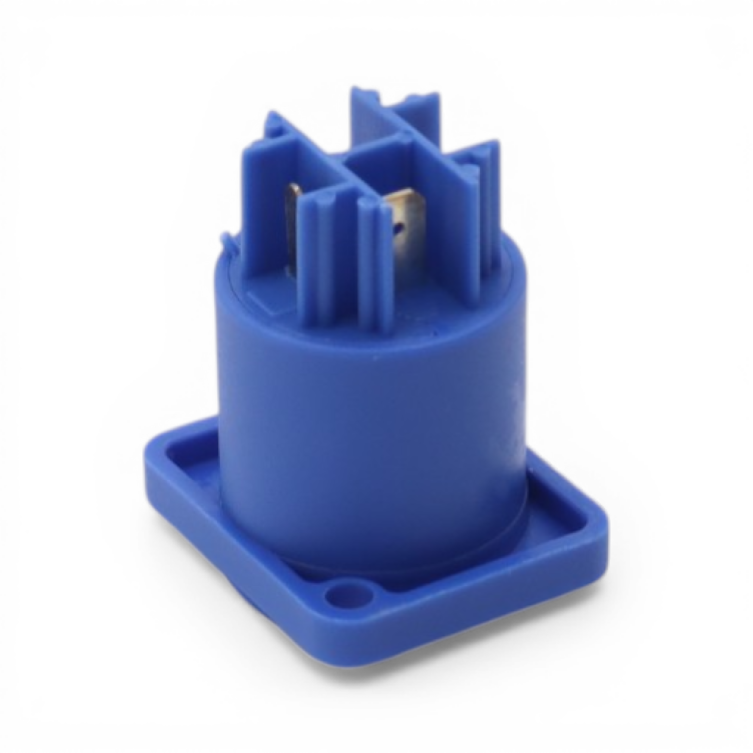 12PCS Panel Mount Blue Power Connection  Compatible Female Connector