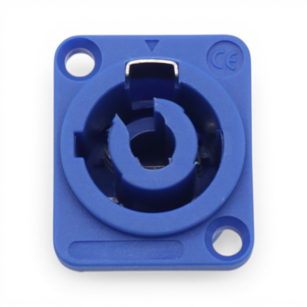 12PCS Panel Mount Blue Power Connection  Compatible Female Connector