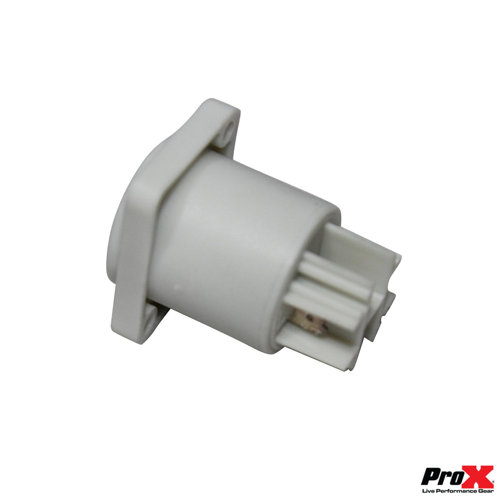 Panel Mount Gray Power Connector Female Connector for Power Connector compatible devices