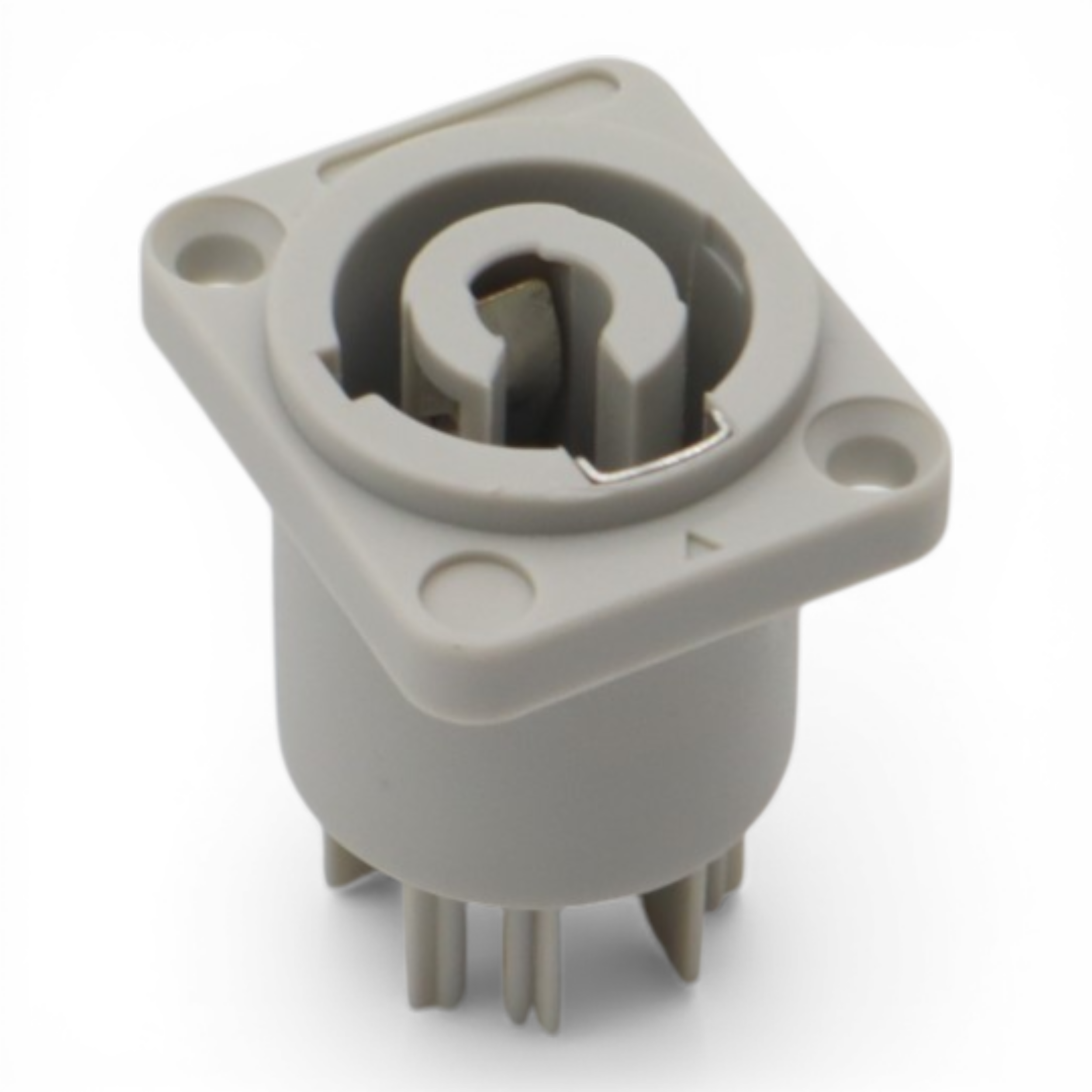 Panel Mount Gray Power Connector Female Connector for Power Connector compatible devices
