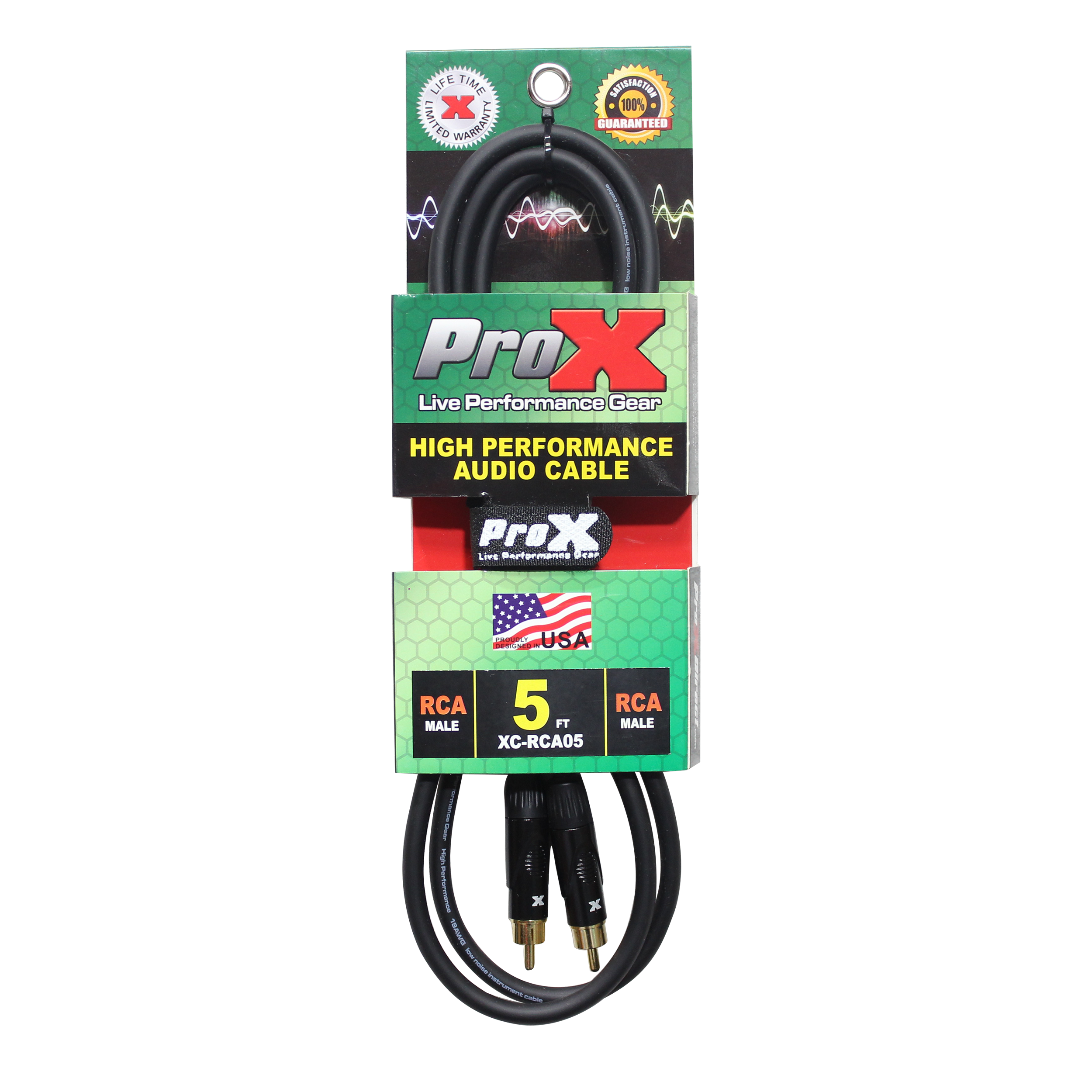 50PCS 5 Ft. High Performance Audio Cable RCA to RCA