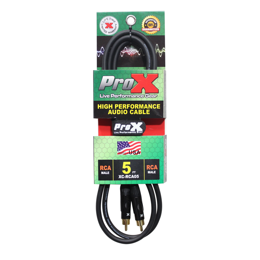 10PCS 5 Ft. High Performance Audio Cable RCA to RCA