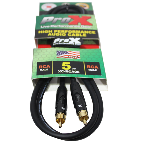 10PCS 5 Ft. High Performance Audio Cable RCA to RCA