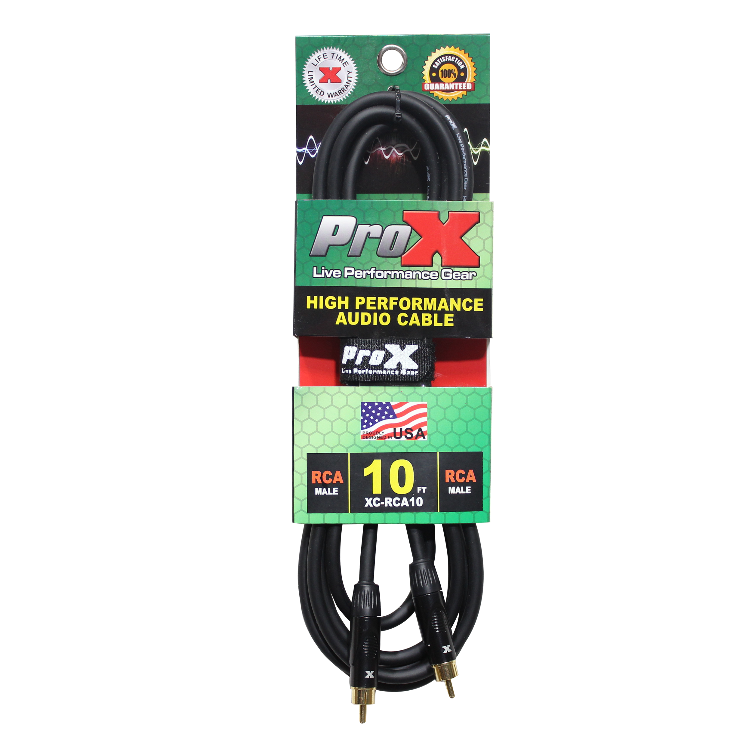 10 Ft. High Performance Audio Cable RCA to RCA
