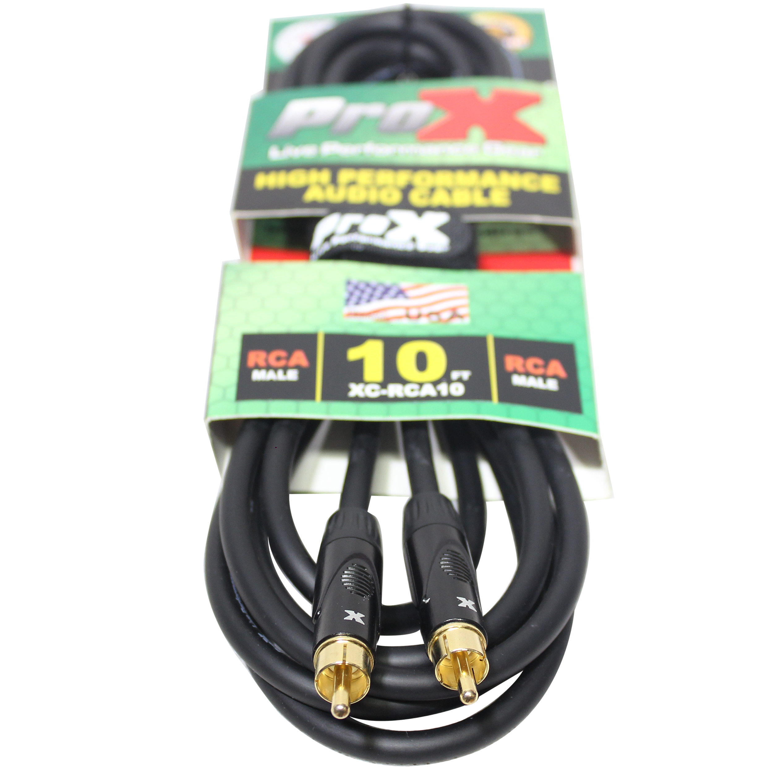 50PCS 10 Ft. High Performance Audio Cable RCA to RCA