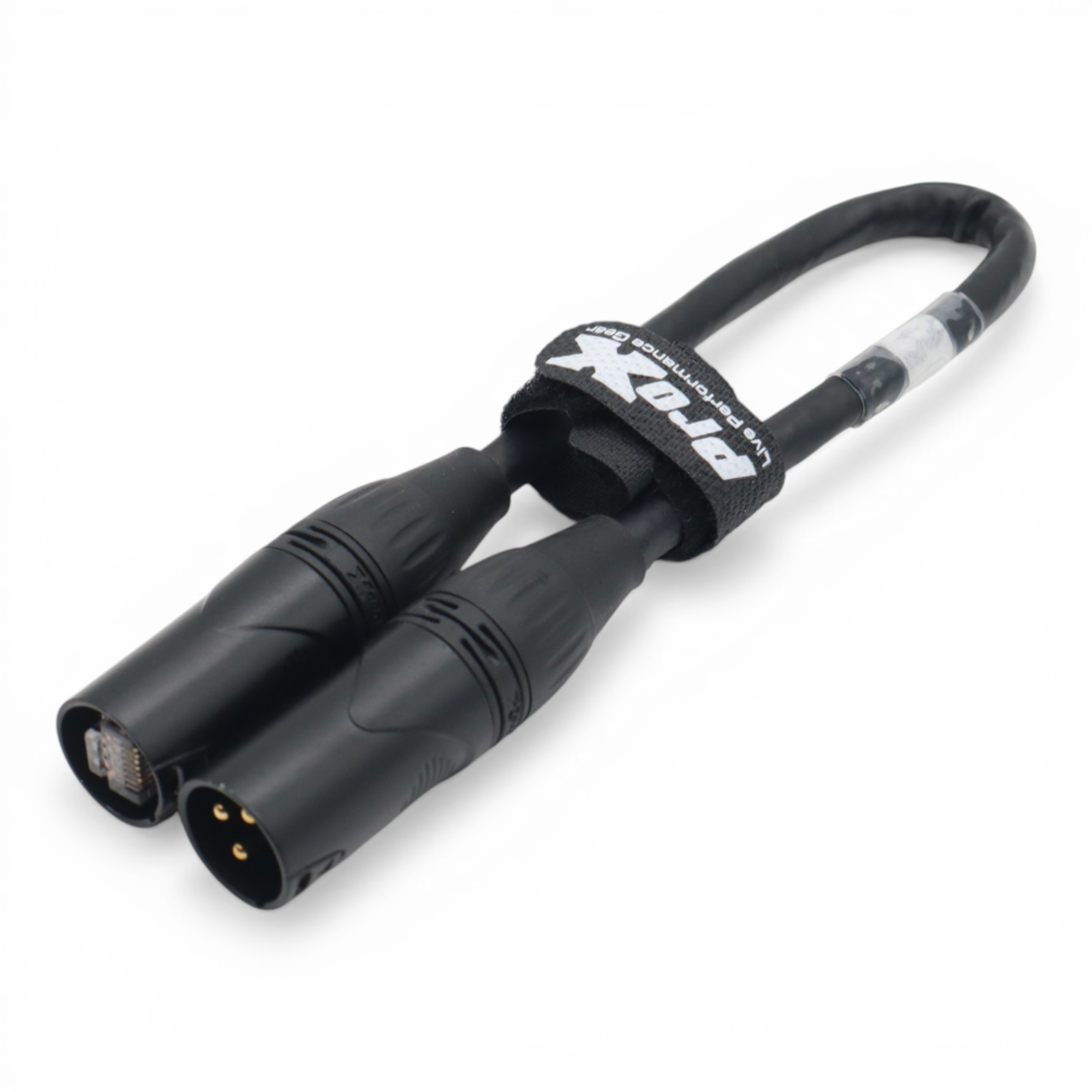 10PCS 1FT RDNET XLR-M to RJ45 Cat5 / Cat6