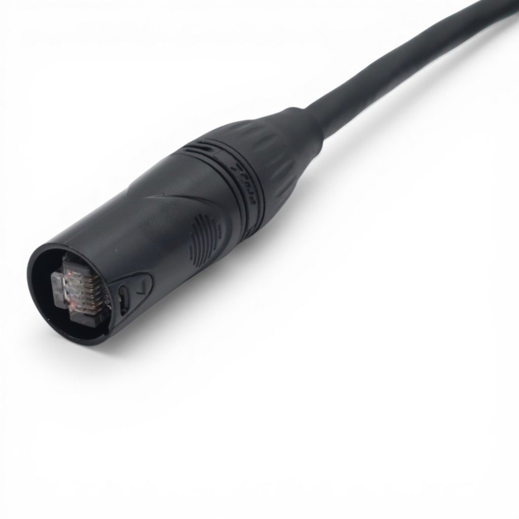 1FT RDNET XLR-M to RJ45 Cat5 / Cat6