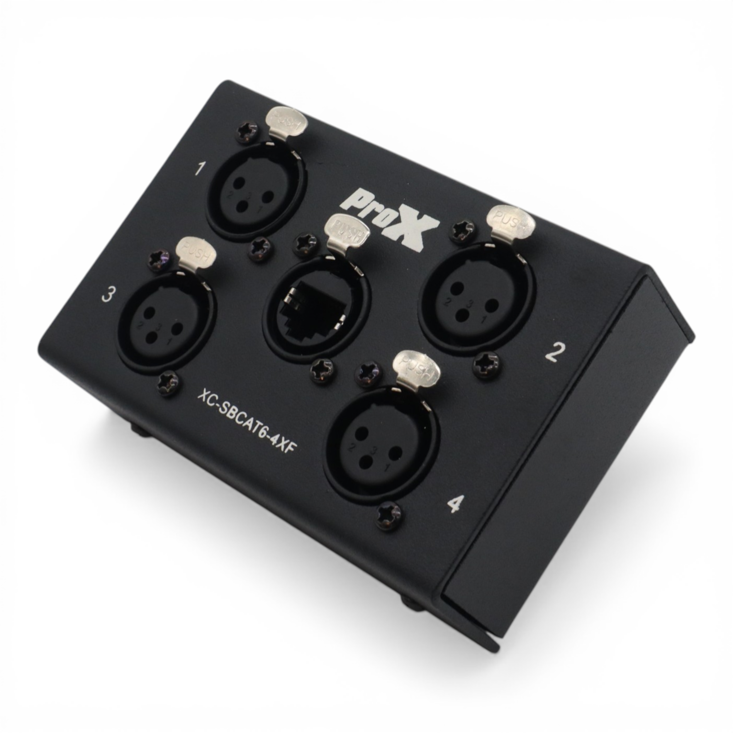 4 Channel XLR-F CAT6 Audio/DMX Portable Snake Box