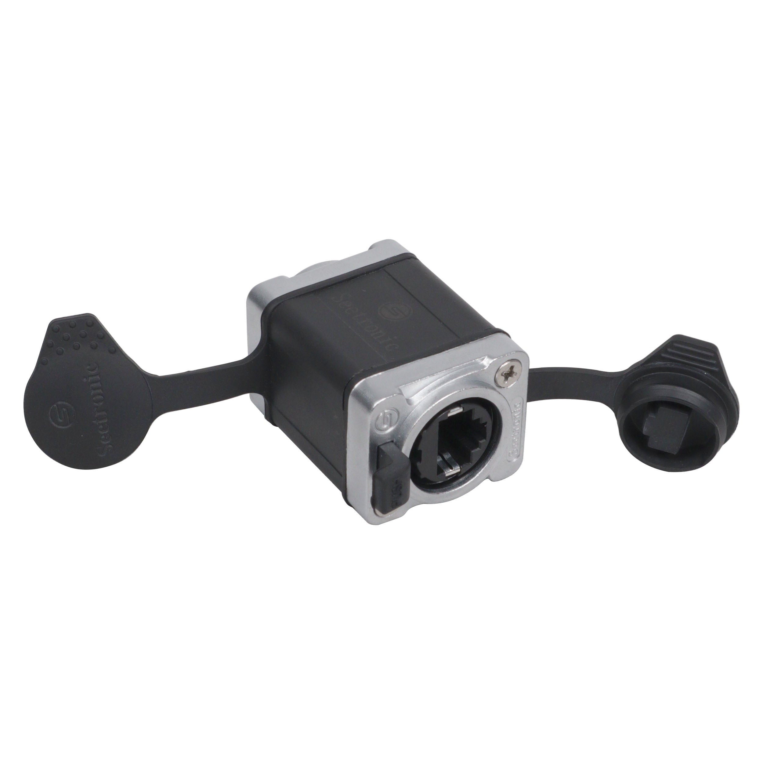 Professional Military Tactical RJ45 Ethernet Coupler IP65 Waterproof for Cat6 Cat7 Cat8