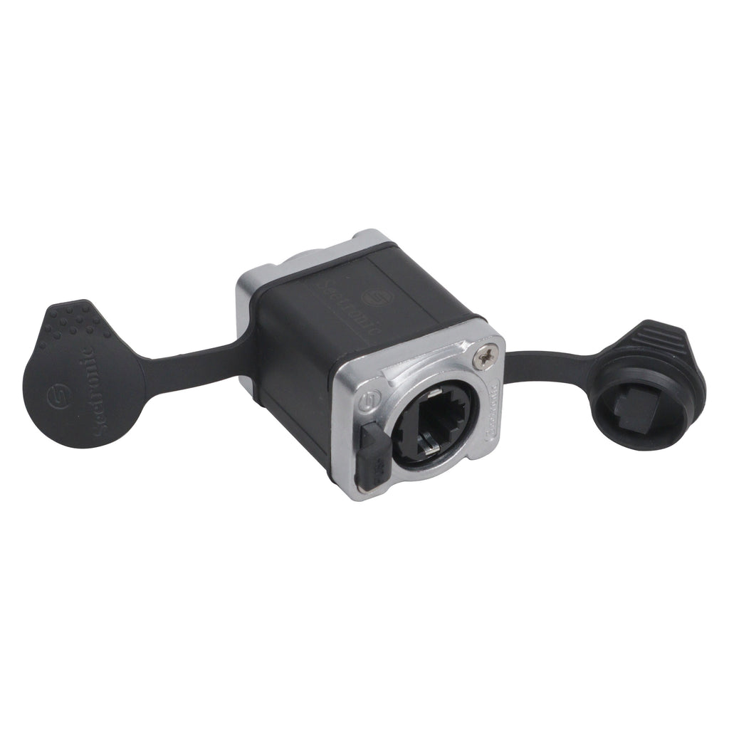 12PCS Professional Military Tactical RJ45 Ethernet Coupler IP65 Waterproof for Cat6 Cat7 Cat8