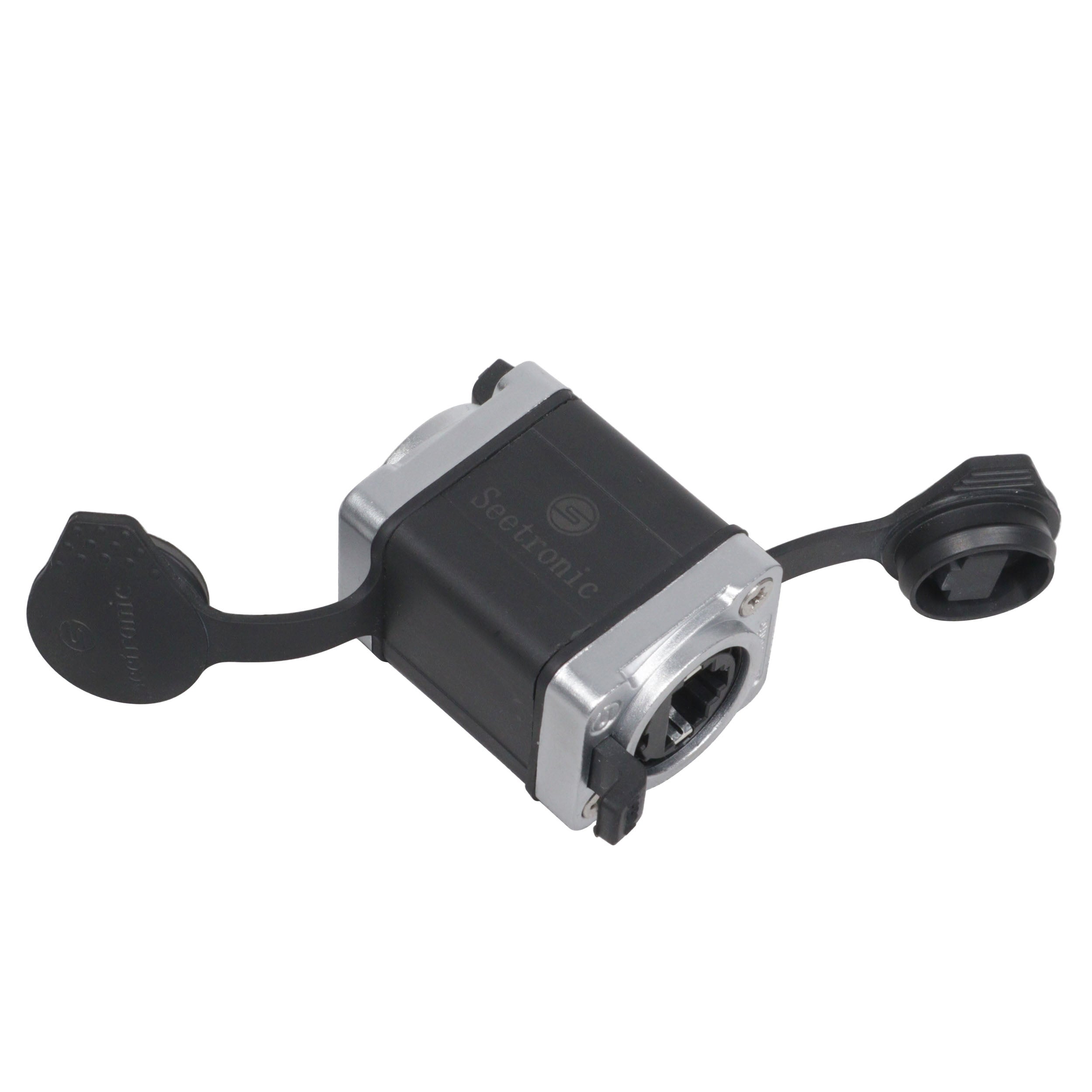 12PCS Professional Military Tactical RJ45 Ethernet Coupler IP65 Waterproof for Cat6 Cat7 Cat8