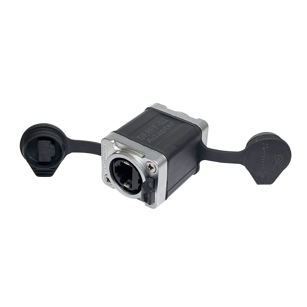 12PCS Professional Military Tactical RJ45 Ethernet Coupler IP65 Waterproof for Cat6 Cat7 Cat8