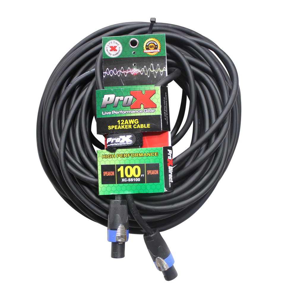100 Ft. Speak Twist 2 Conductor 12AWG High Performance Speaker Cable