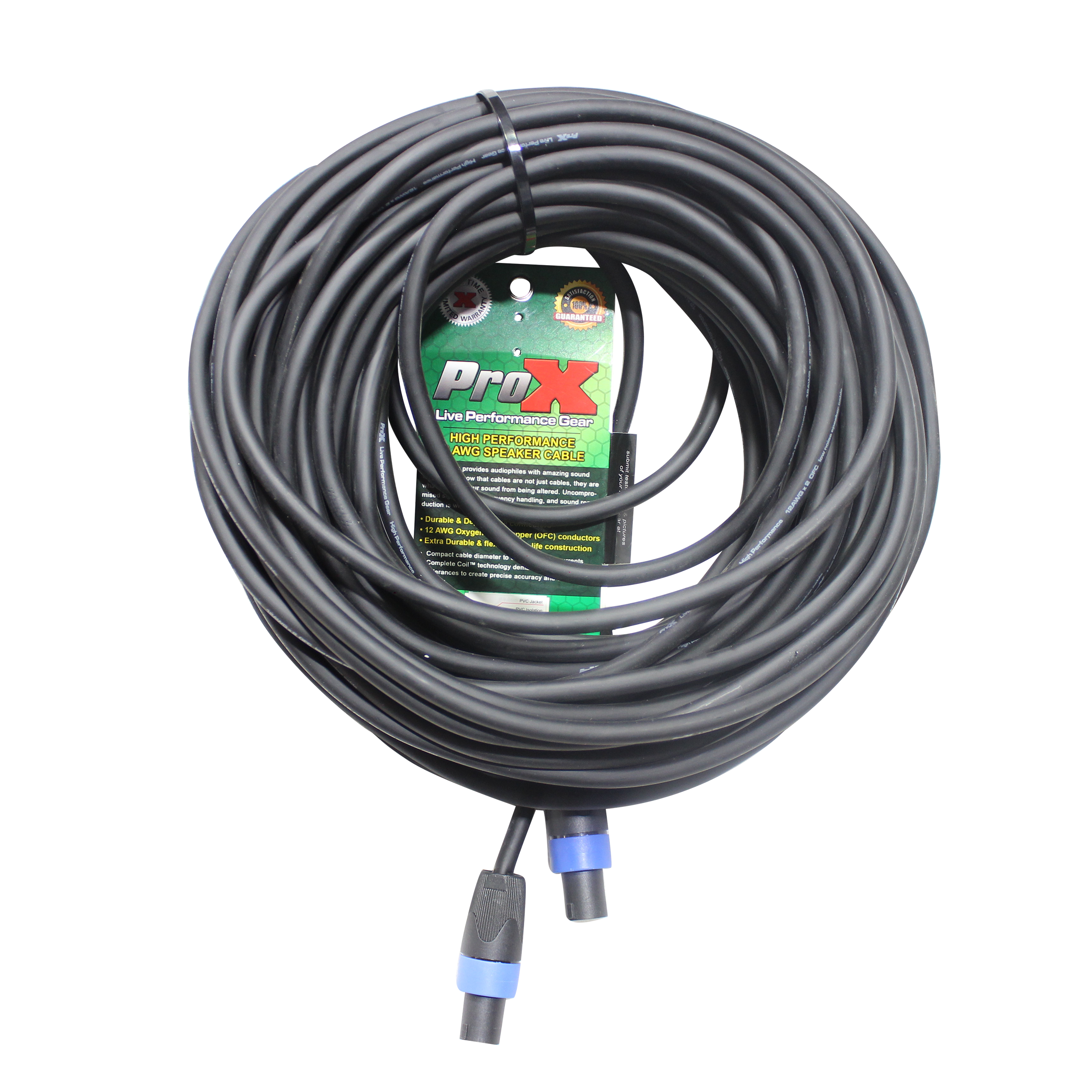 100 Ft. Speak Twist 2 Conductor 12AWG High Performance Speaker Cable