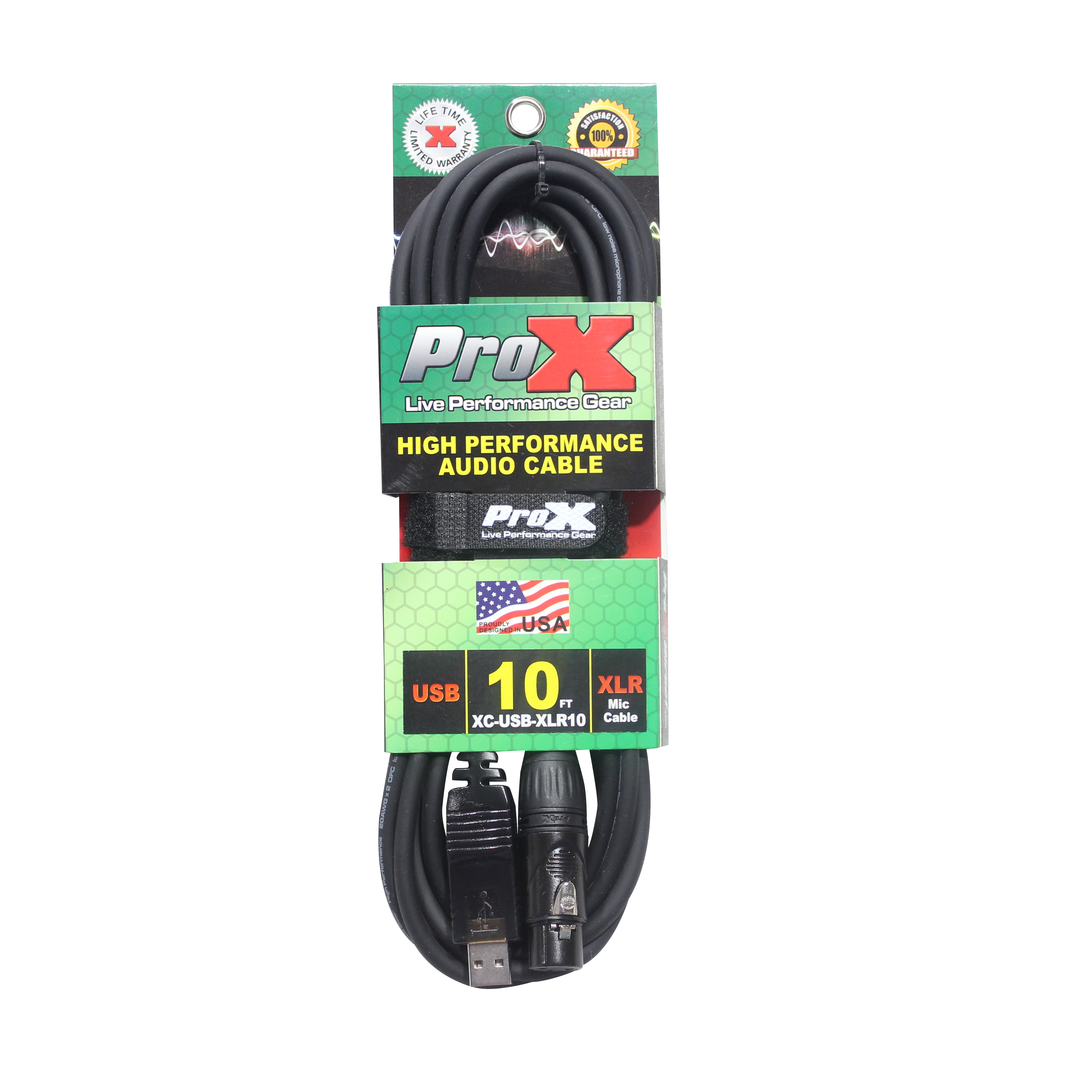 10PCS 10 Ft XLR-F to USB High Performance Audio Cable