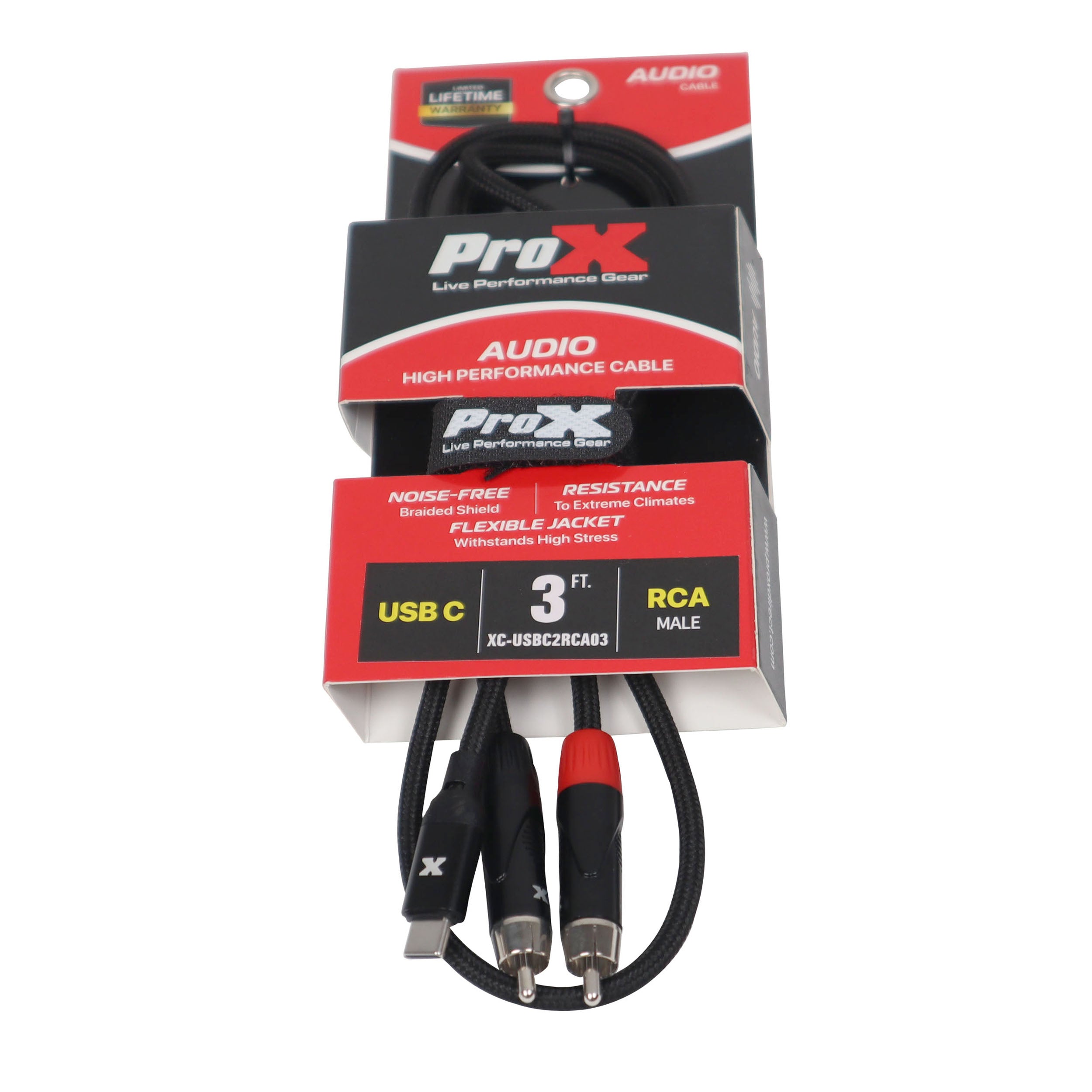 3FT USB-C to Dual RCA Smartphone and Laptop to Mixer, Amplifier, Powered Speaker and Console Interface