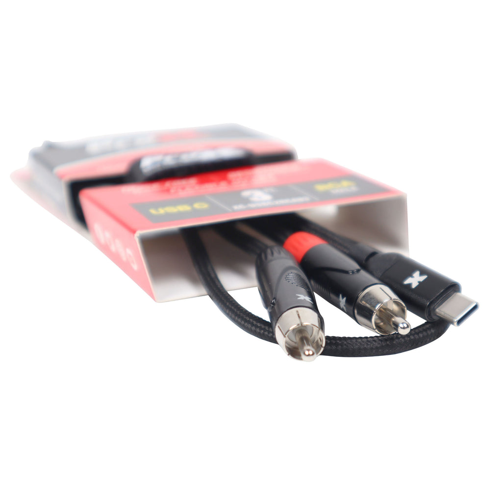 10PCS 3FT USB-C to Dual RCA