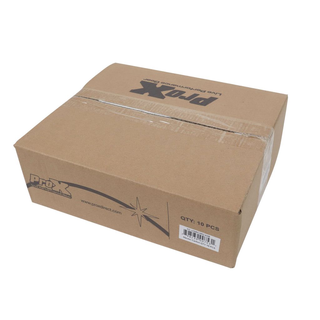 50PCS 6FT USB-C to Dual RCA