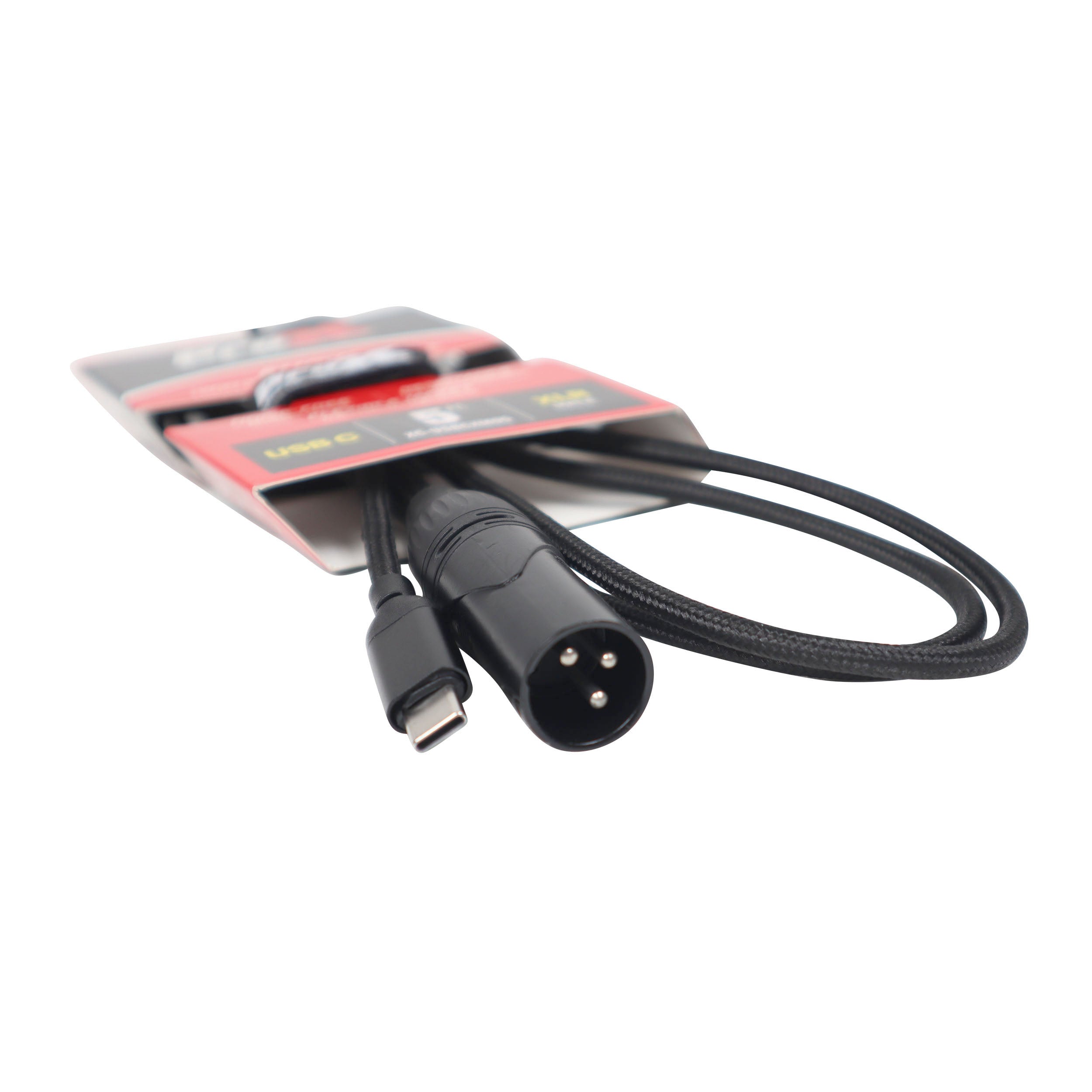 10PCS 5FT USB-C to XLR Male Audio Cable – Smartphone and Laptop to Mixer, Amplifier, Powered Speaker and Console Interface
