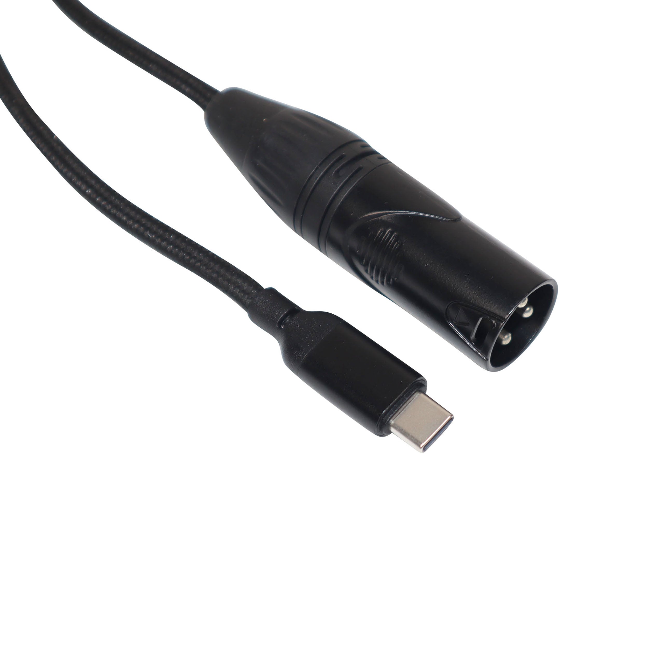 10FT USB-C to XLR Male Audio Cable – Smartphone and Laptop to Mixer, Amplifier, Powered Speaker and Console Interface
