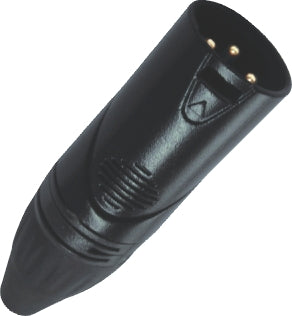 High Performance Male Connector Plug with Solder Point for XLR Mic Cable