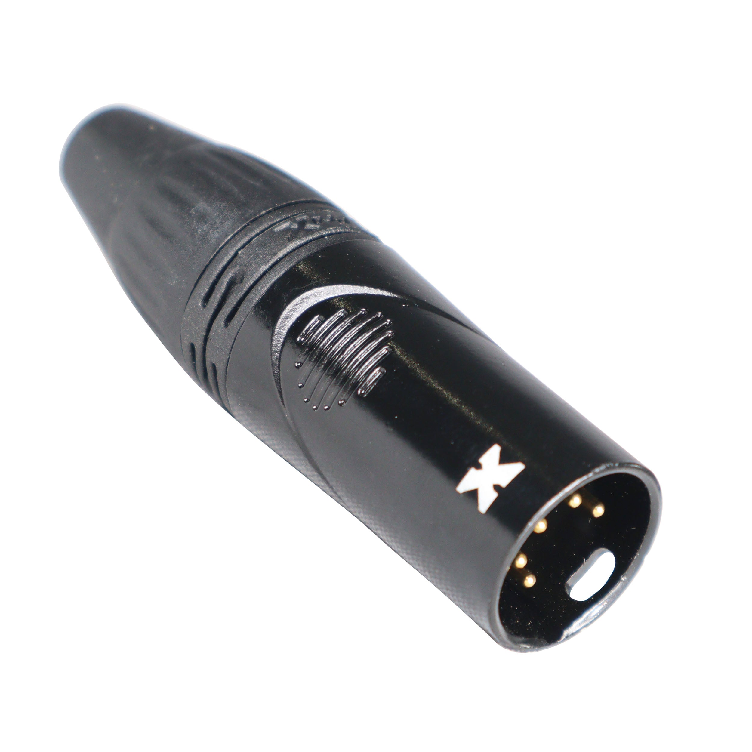 High Performance Male Connector with Solder Points for XLR Mic Cable