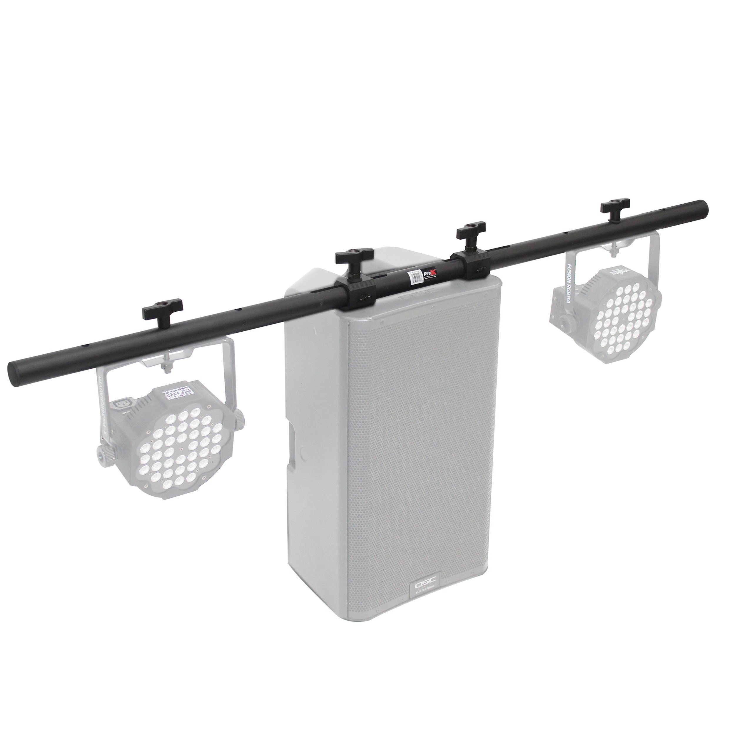 5 Ft. Universal Light Bar Mounting System for Point Source PA Speakers with Fly-points
