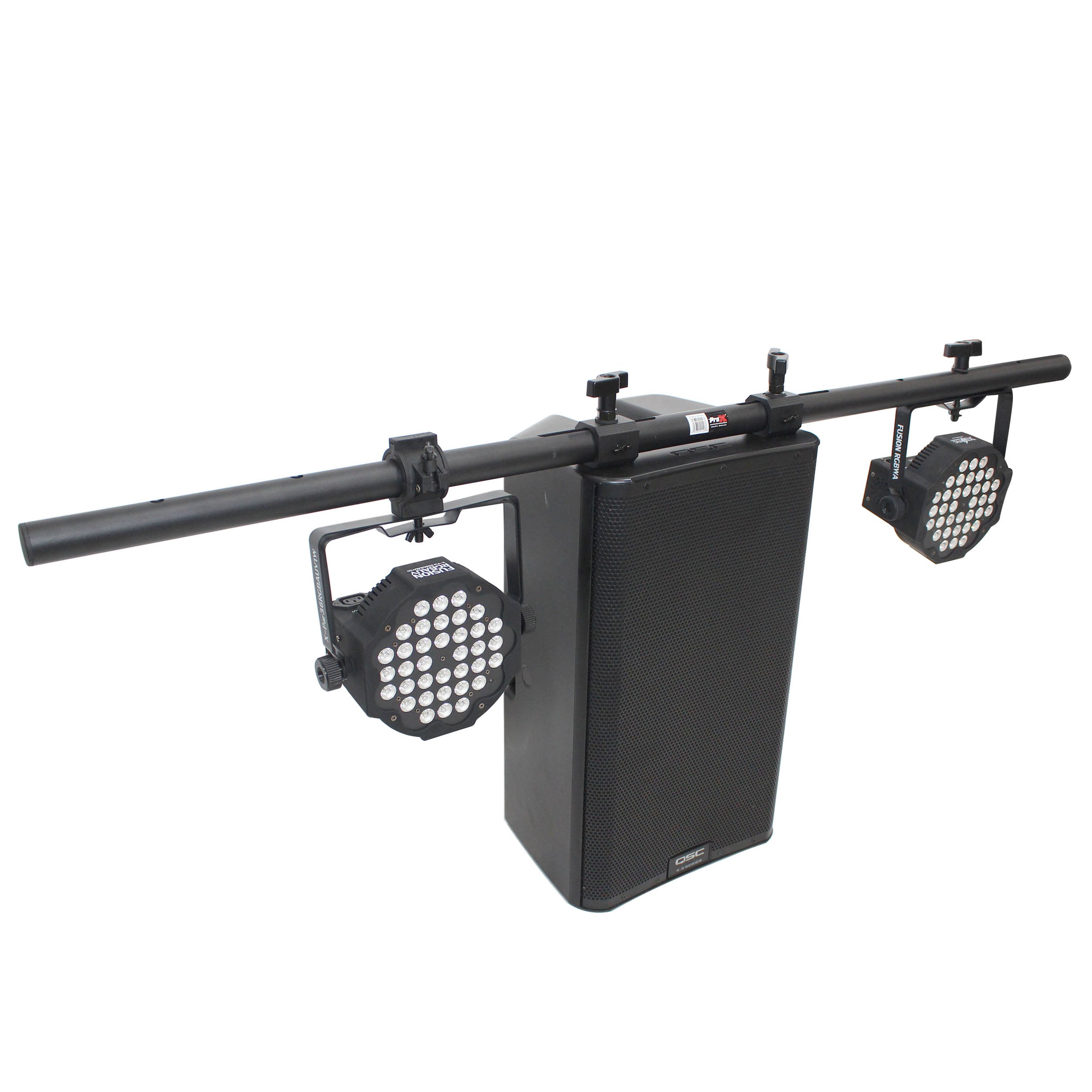 5 Ft. Universal Light Bar Mounting System for Point Source PA Speakers with Fly-points