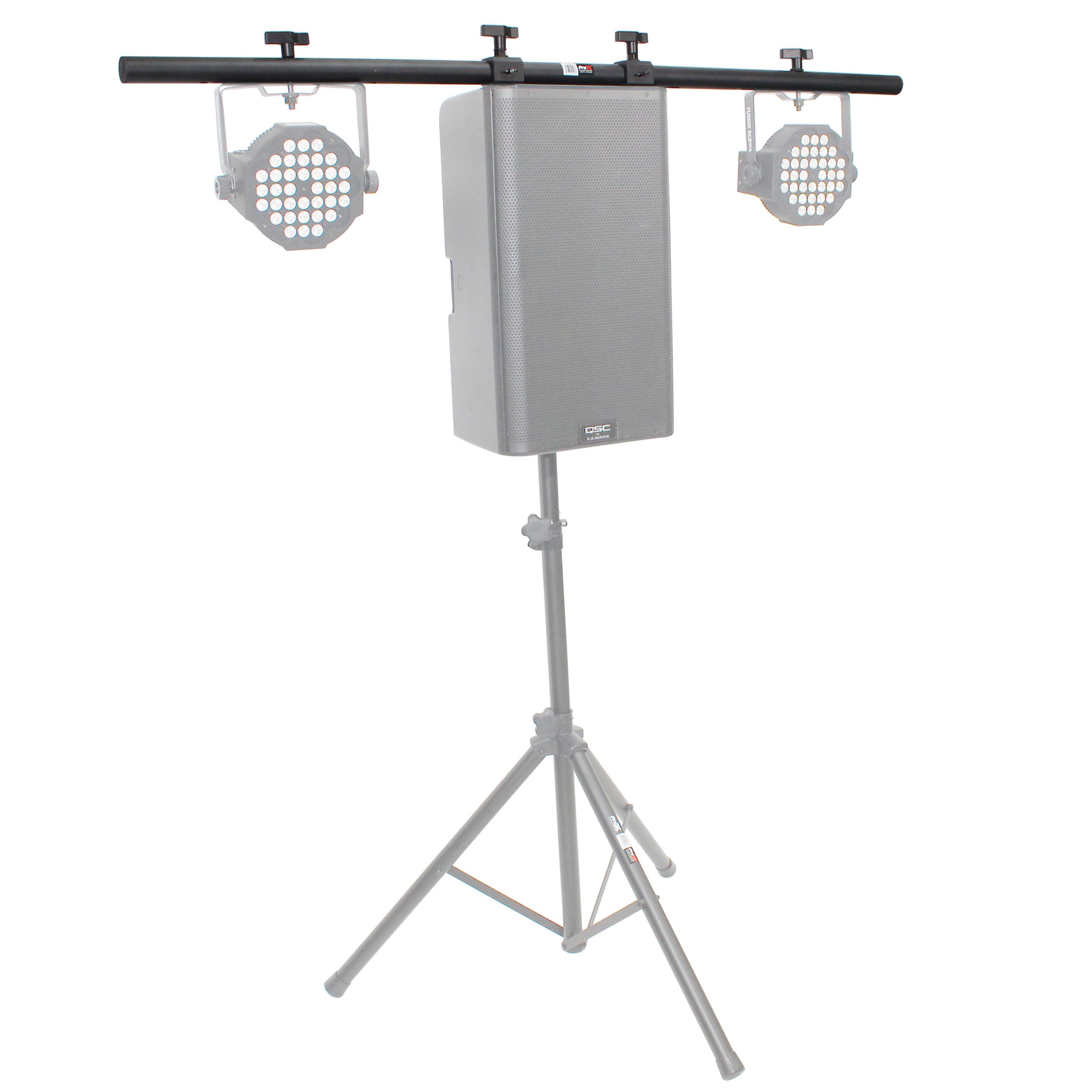 5 Ft. Universal Light Bar Mounting System for Point Source PA Speakers with Fly-points