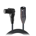 10PCS 25' Ft High Performance Right-angle XLR-F to XLR-M Audio Balanced Cable