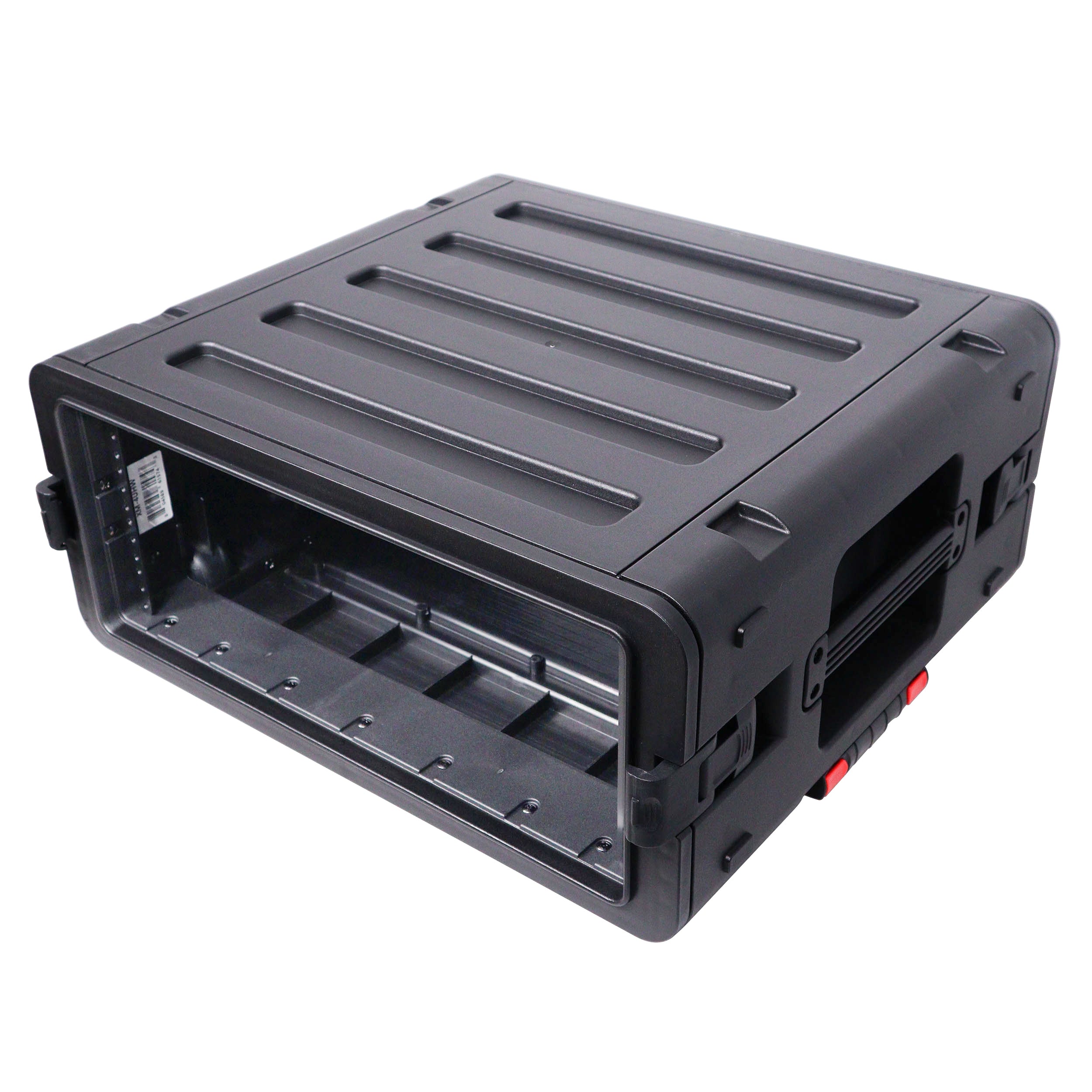 UltronX 4U Rack Air Tight Water Sealed ABS Case with Retractable Pull Out Handle and Wheels
