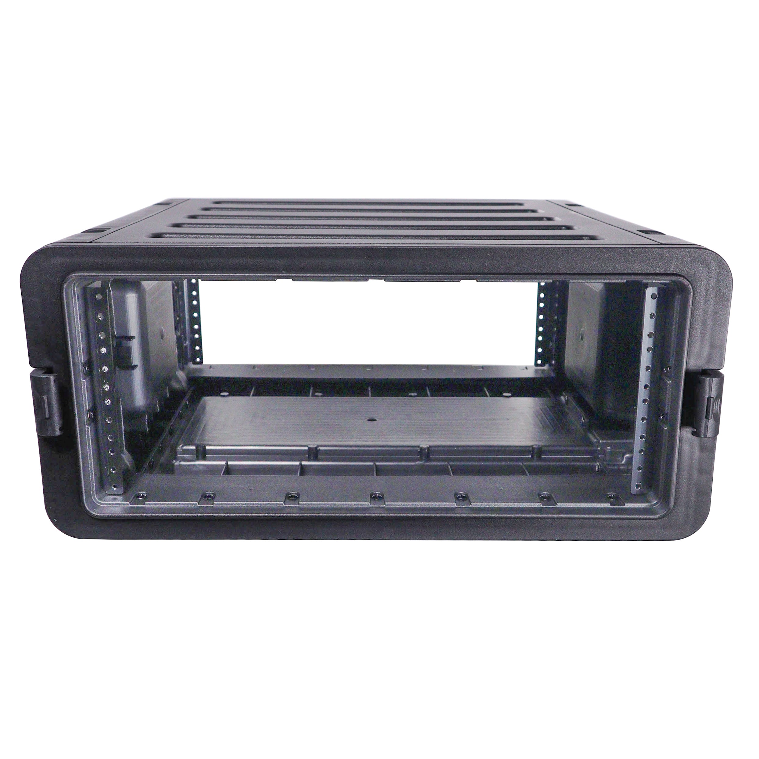 UltronX 4U Rack Air Tight Water Sealed ABS Case with Retractable Pull Out Handle and Wheels
