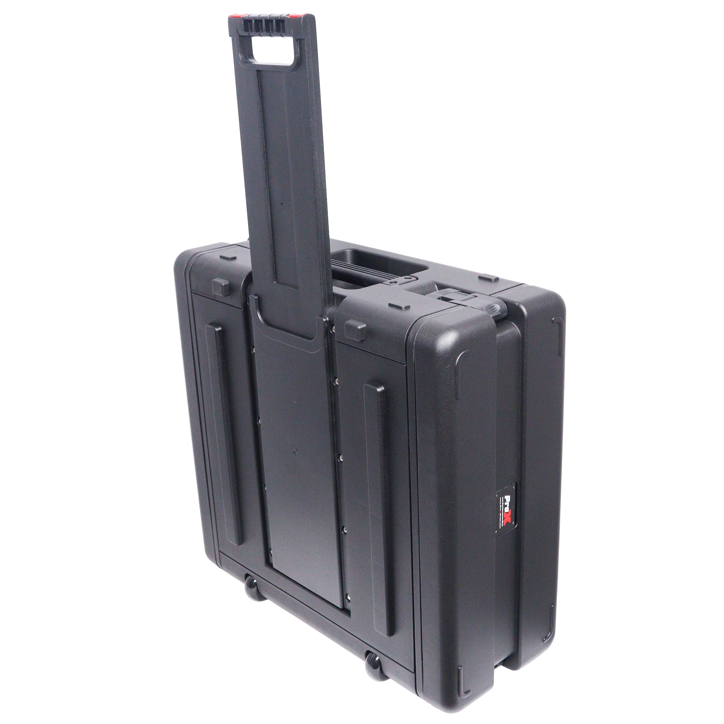 UltronX 4U Rack Air Tight Water Sealed ABS Case with Retractable Pull Out Handle and Wheels