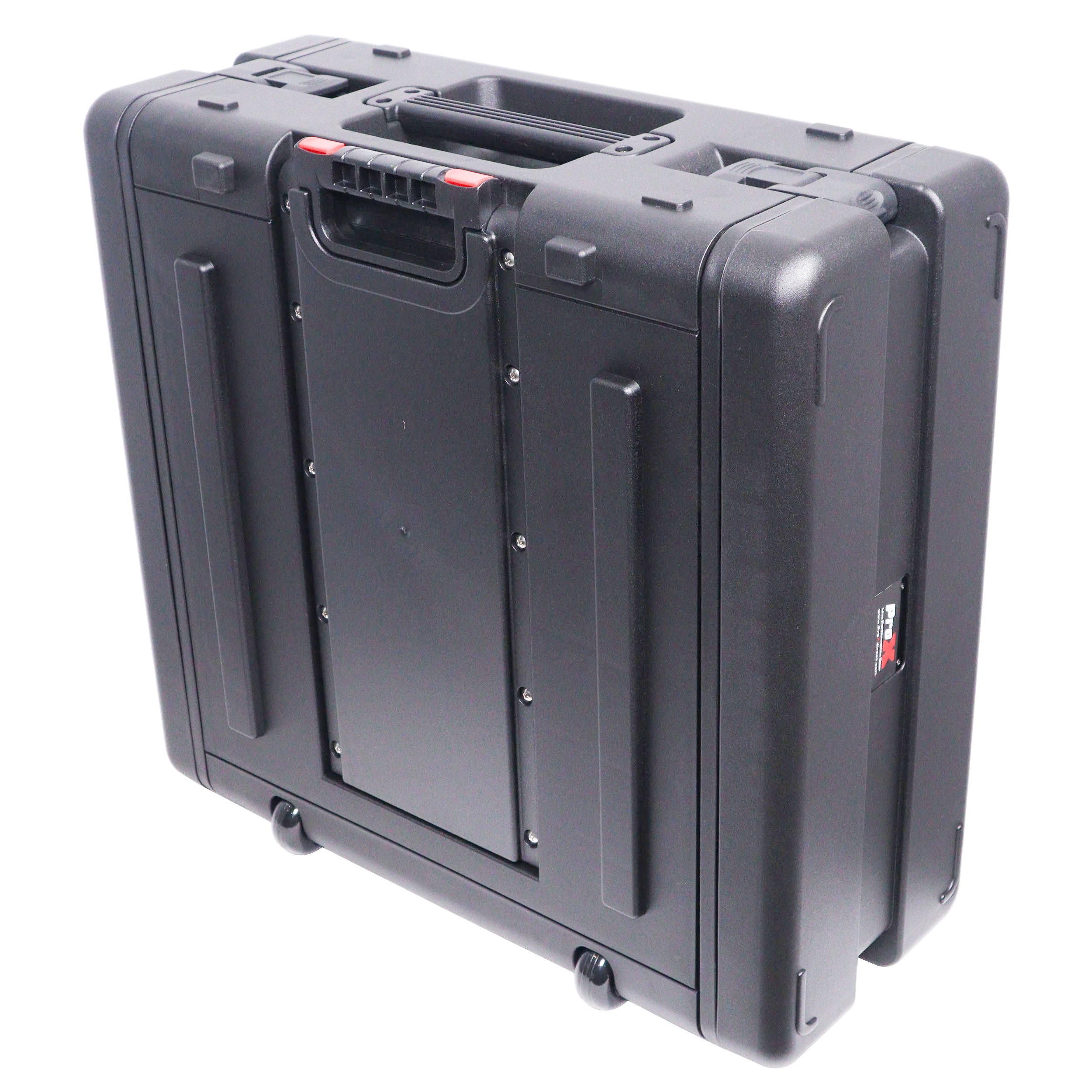 UltronX 4U Rack Air Tight Water Sealed ABS Case with Retractable Pull Out Handle and Wheels
