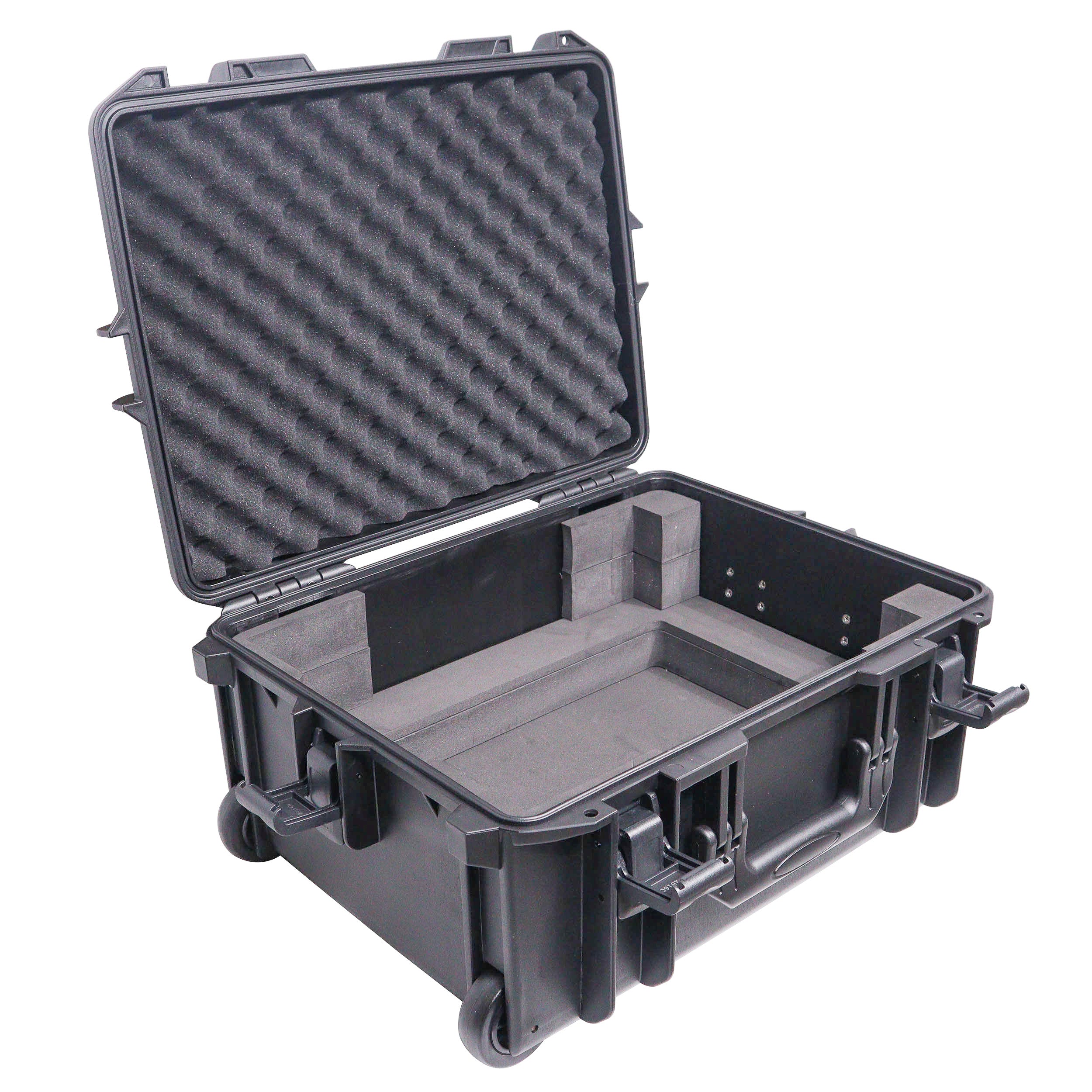 UltronX Watertight Case Holds Pioneer CDJ-3000 Yamaha DM3 / 12" Mixers with Handle and Wheels
