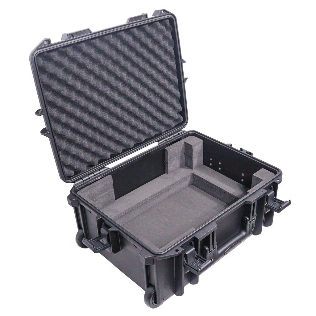 UltronX Watertight Case Holds Pioneer CDJ-3000 Yamaha DM3 / 12" Mixers with Handle and Wheels