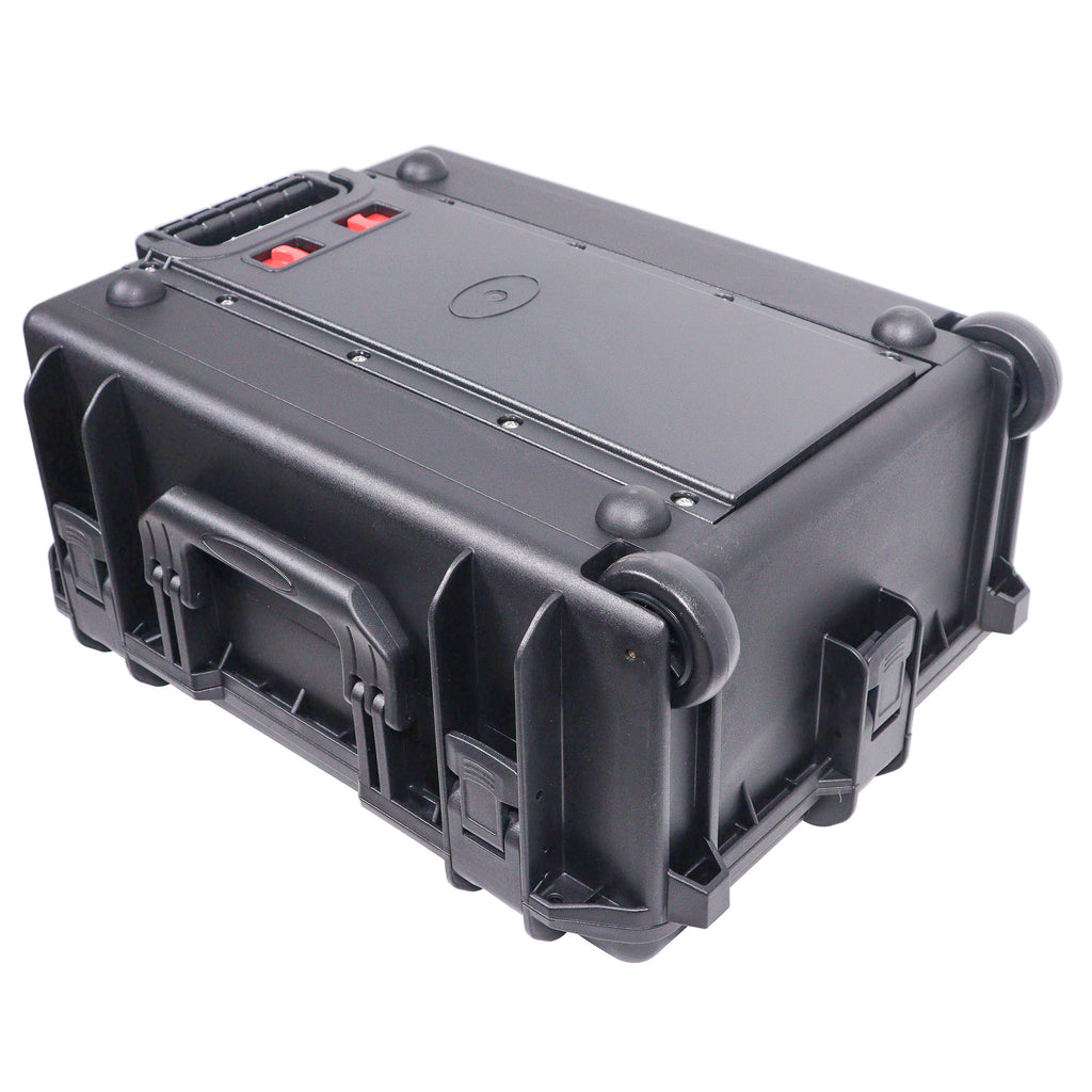 UltronX Watertight Case Holds Pioneer CDJ-3000 Yamaha DM3 / 12" Mixers with Handle and Wheels