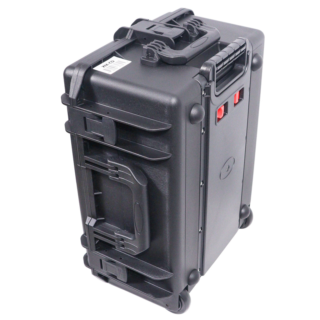 UltronX Watertight Case Holds Pioneer CDJ-3000 Yamaha DM3 / 12" Mixers with Handle and Wheels