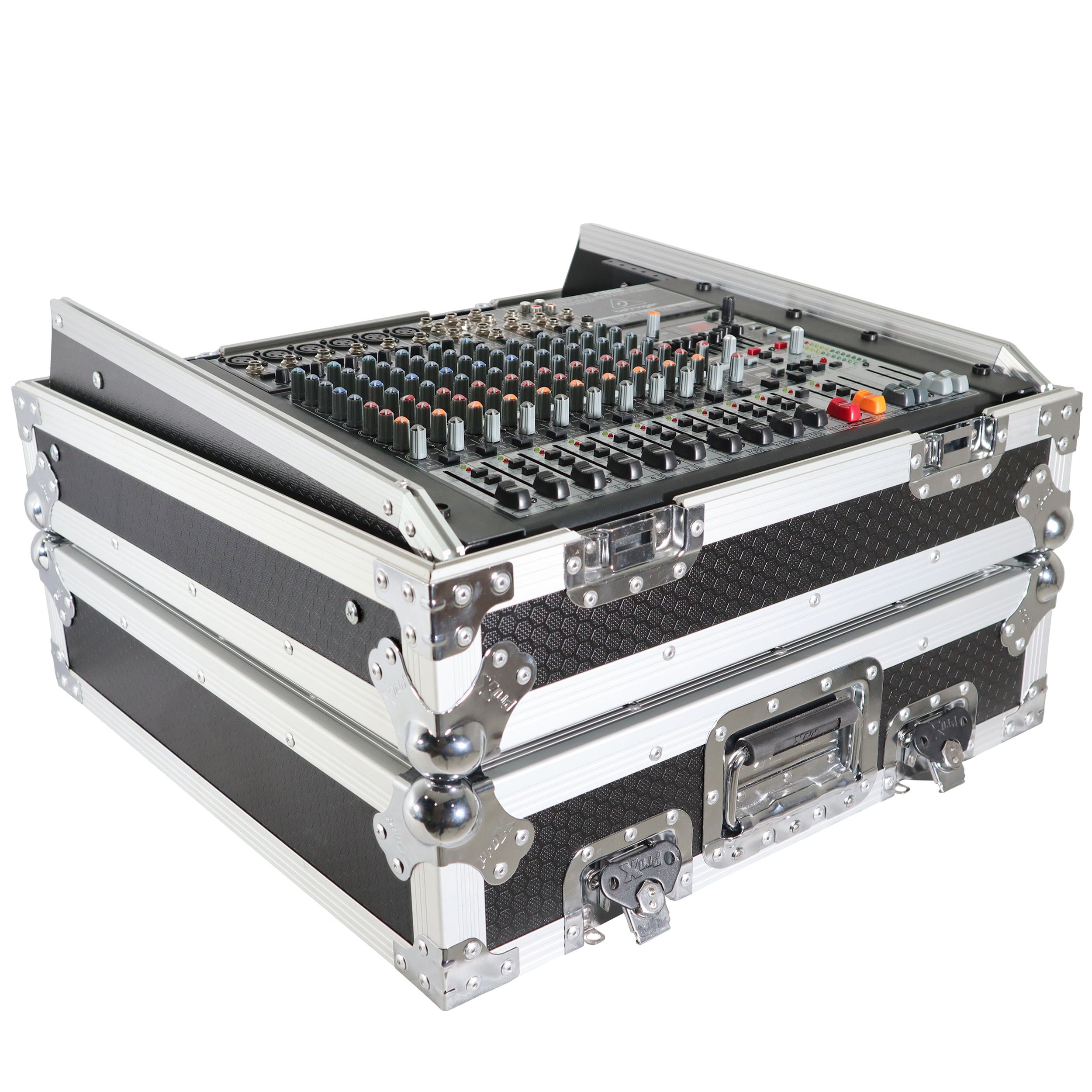 10U Top Mount 19" Slanted Mixer Case