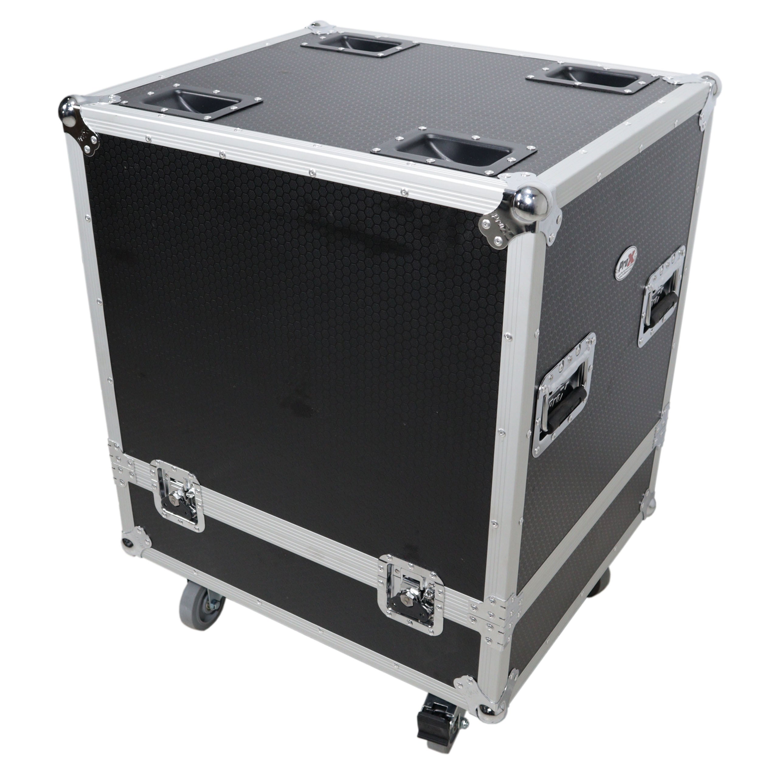 Universal ATA Line Array Speakers Flight Case For (2) QSC LA108 / RCF HDL 28A HDL10A – Int Dim 25x25x21 in.
