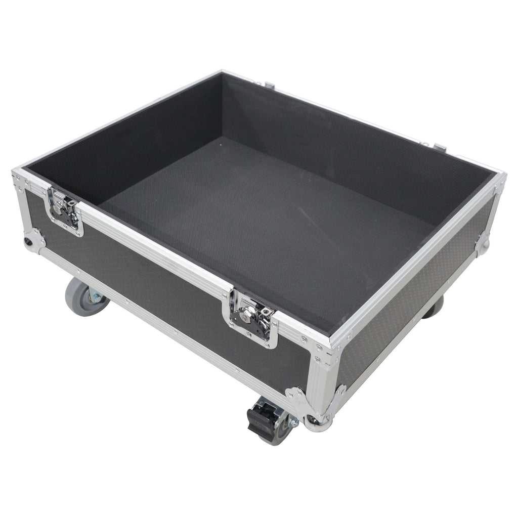 Universal ATA Line Array Speakers Flight Case For (2) QSC LA108 / RCF HDL 28A HDL10A – Int Dim 25x25x21 in.