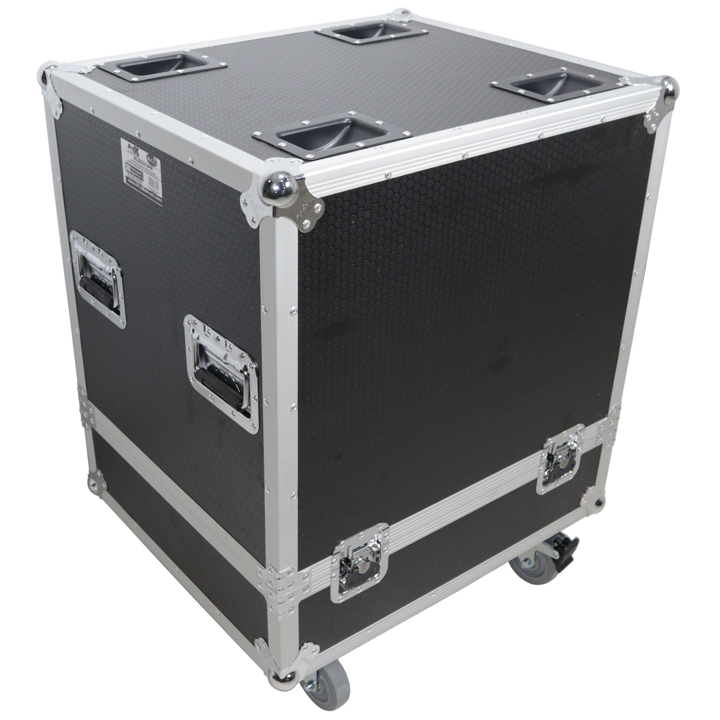 Universal ATA Line Array Speakers Flight Case For (2) QSC LA108 / RCF HDL 28A HDL10A – Int Dim 25x25x21 in.