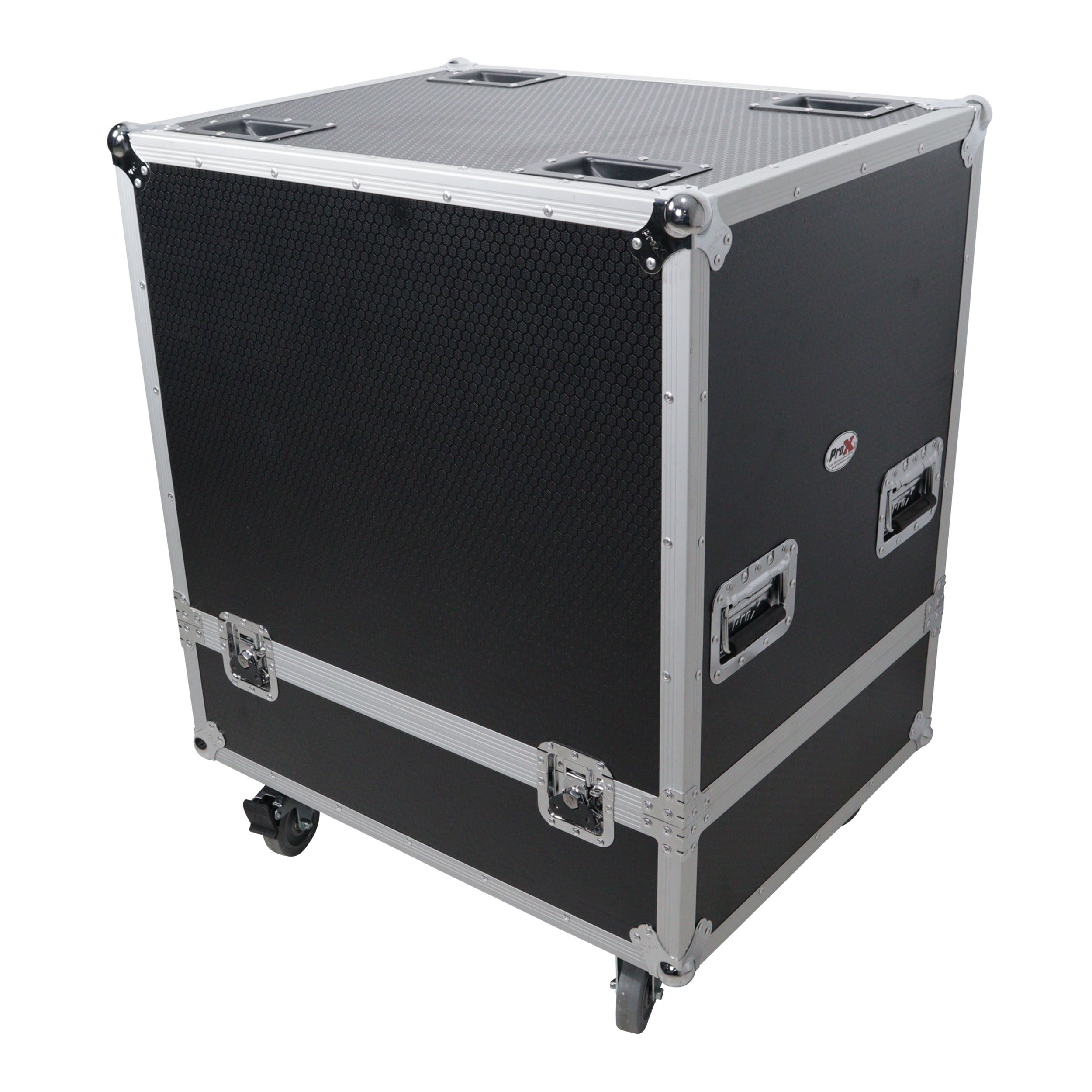 Universal ATA Single Line Array Sub Speaker Flight Case fits RCF SUB 8004-AS 9004-AS and similar size speakers 29x29x22 in.