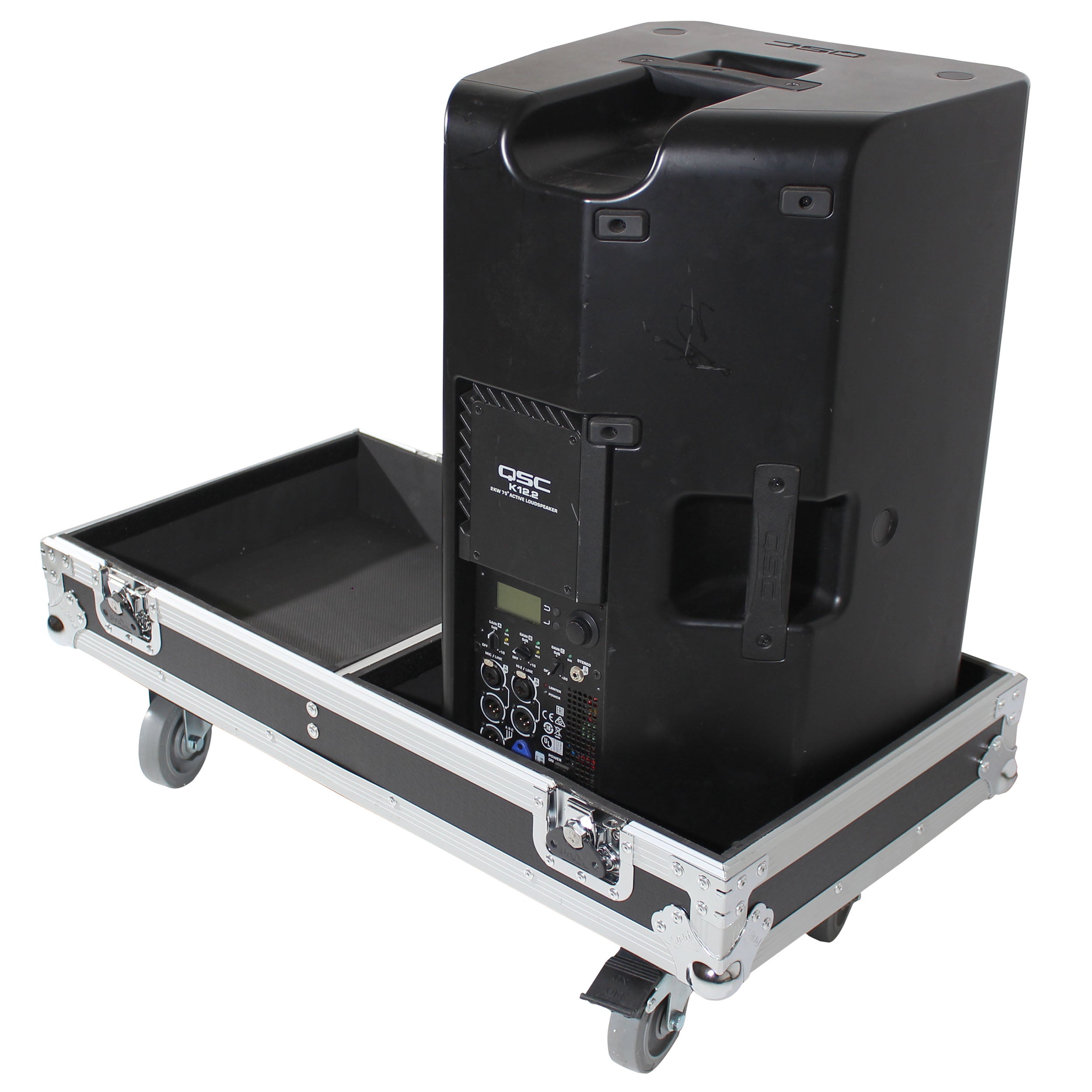ProX ATA style Flight Case for 2x QSC K12 or K12.2  Speakers