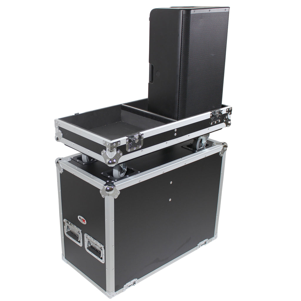 ProX ATA style Flight Case for 2x QSC K12 or K12.2  Speakers