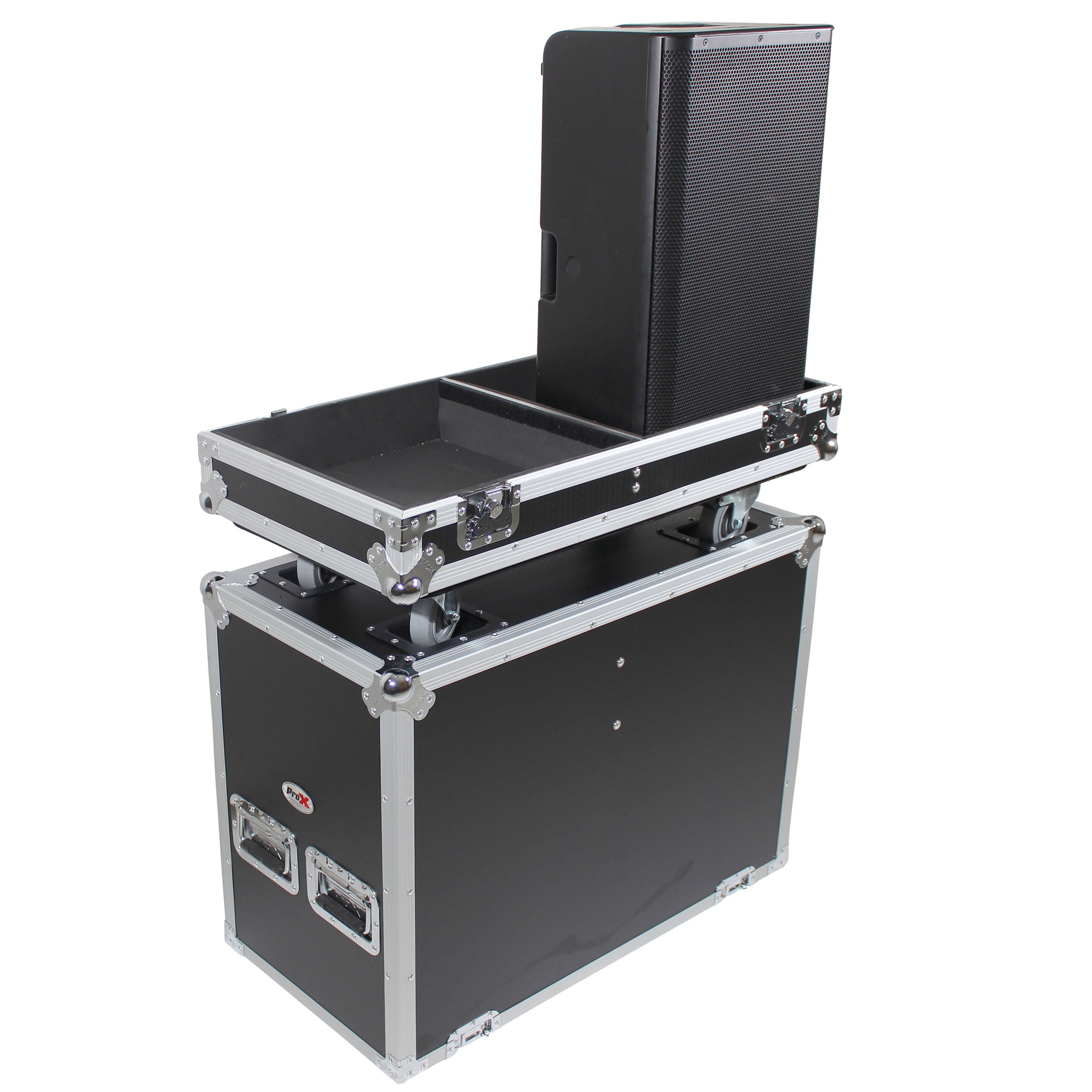 ProX ATA style Flight Case for 2x QSC K12 or K12.2  Speakers