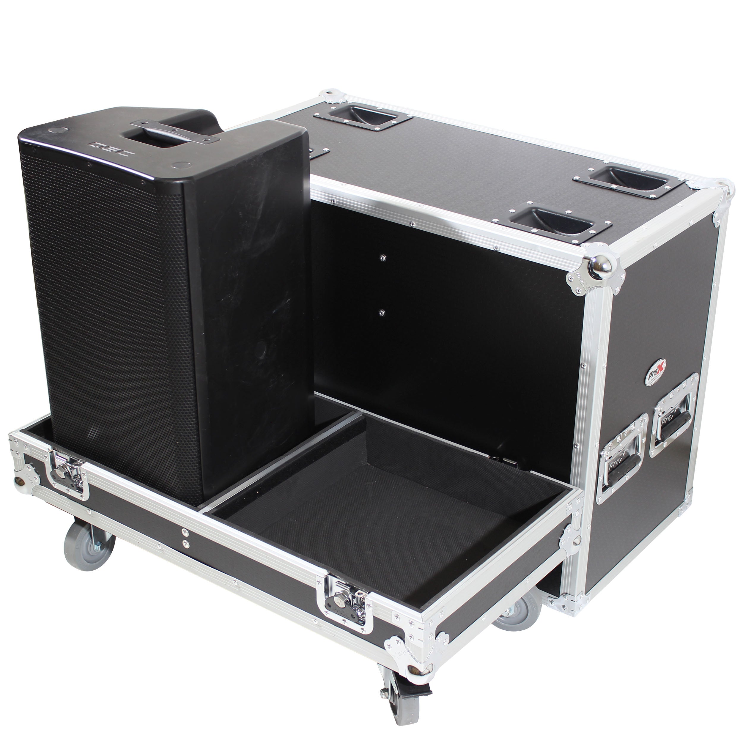 ProX ATA style Flight Case for 2x QSC K12 or K12.2  Speakers
