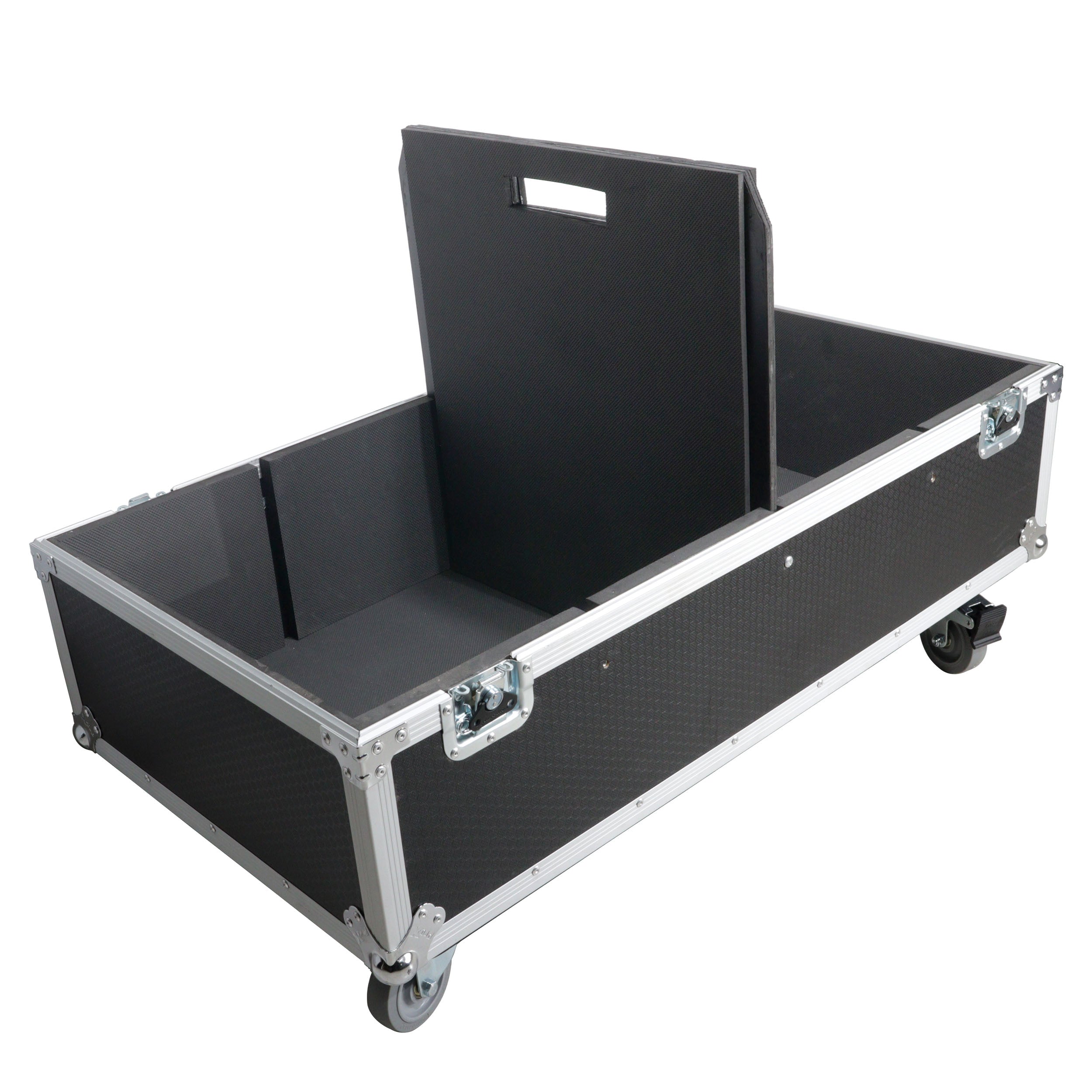 Universal Dual ATA Speaker Flight Case Fits 2 pcs 28x20x20 inch speakers, Two JBL SRX 815P and Similar Sized Speakers