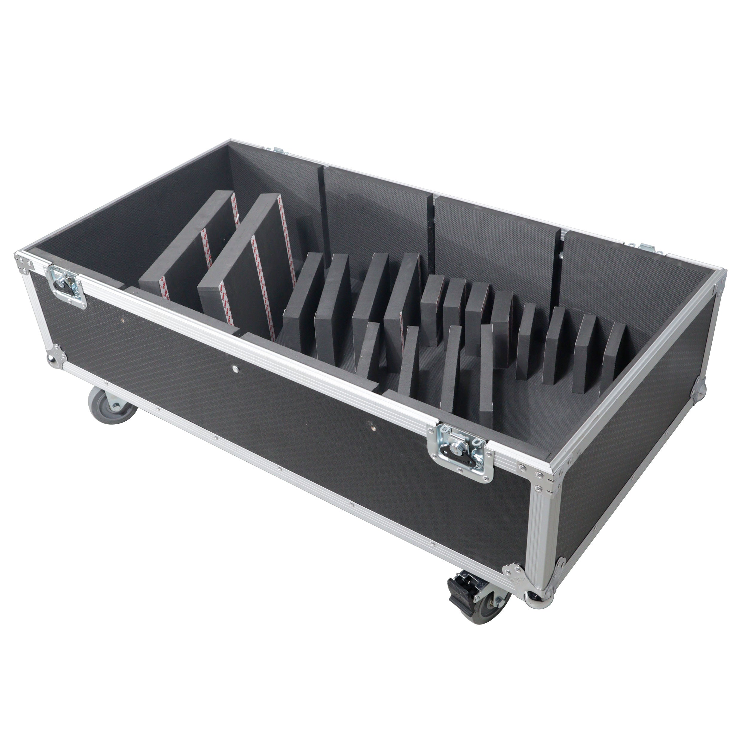 Universal Dual ATA Speaker Flight Case Fits 2 pcs 28x20x20 inch speakers, Two JBL SRX 815P and Similar Sized Speakers